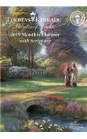 Thomas Kinkade Painter of Light with Scripture 2019 Monthly Pocket Planner Calendar