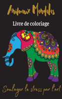 Animaux Mandalas Livre de coloriage