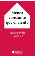 Menos constante que el viento