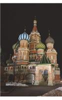 Temple in Moscow Russia Journal: 150 Page Lined Notebook/Diary(English)