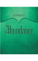 Abundance Journal: Teal 8x10 128 Page Lined Journal Notebook Diary (Volume 1)