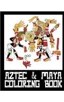 Aztec & Mayan Coloring Book - 26 Designs to Color in - Colouring Book