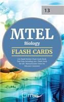 MTEL Biology (13) Rapid Review Flash Cards Book