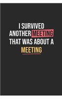I Survived Another Meeting That Was About A Meeting