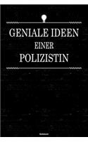 Geniale Ideen einer Polizistin Notizbuch