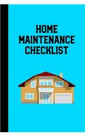 Home Maintenance Checklist