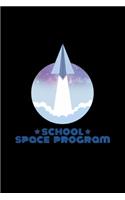 Funny School Flying Paper Space Program