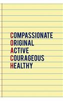 Compassionate Original Active Courageous Healthy