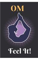 Om Feel It Notebook Dairy Exercise Tracker