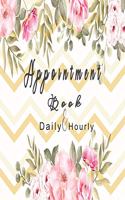 Appointment book daily and hourly: Floral Watercolor - Appointment Book for Salons, Spas, Hair Stylist, Beauty - Appointment Book with Times Daily and Hourly Schedule - appointment bo