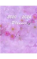 2020 - 2024 - Five Year Planner: Agenda for the next 5 Years - Monthly Schedule Organizer - Appointment, Notebook, Contact List, Important date, Month's Focus, Calendar - 60 Months 