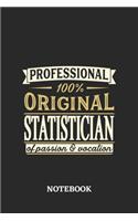 Professional Original Statistician Notebook of Passion and Vocation