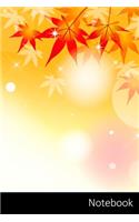 Notebook: Herbst Hintergrund, Holz, Herbst, Natur Notizbuch / Tagebuch / Schreibheft / Notizen - 6 x 9 Zoll (15,24 x 22,86 cm), 150 Seiten, glänzende Oberfläc