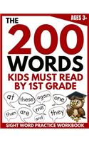 200 Words Kids Must Read by 1st Grade