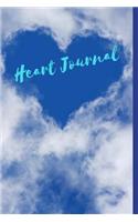 Heart Journal: 6 X 9 - Blank-Lined Journal with Faded Heart Image in Background on Every Page - (Diary/Notebook)