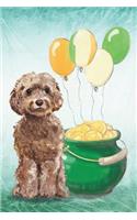Cockapoo: Notebook - Happy St Patrick's Day from Awesome Dogs(15 College Ruled Blank Holiday Notebooks for Pup Owners)