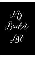 My Bucket List