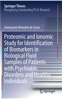 Proteomic and Ionomic Study for Identification of Biomarkers in Biological Fluid Samples of Patients with Psychiatric Disorders and Healthy Individuals