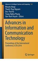Advances in Information and Communication Technology