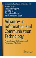 Advances in Information and Communication Technology