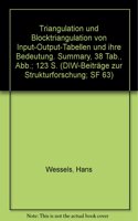 Triangulation Und Blocktriangulation Von Input-Output-Tabellen Und Ihre Bedeutung
