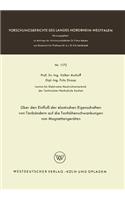 Über den Einfluß der elastischen Eigenschaften von Tonbändern auf die Tonhöhenschwankungen von Magnettongeräten: (1172 Forschungsberichte des Landes Nordrhein-Westfalen)