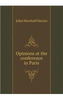 Opinions at the Conference in Paris