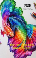 Fish Adult Coloring Book Luxury Edition