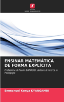 Ensinar Matemática de Forma Explícita