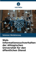 Web-Informationssuchverhalten der äthiopischen Universität für den öffentlichen Dienst