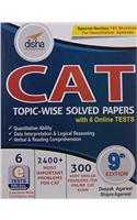 CAT Topic-wise Solved Papers with 6 Online Practice Sets 9th edition