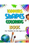 Toddlers Shapes Coloring Book