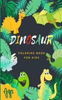Dinosaur Coloring Book for Kids Ages 4-8