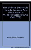 Elements of Literature Nevada: Language Arts Test Preparation Workbook Second Course