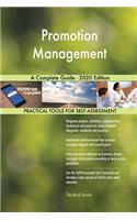 Promotion Management A Complete Guide - 2020 Edition