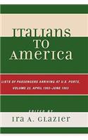 Italians to America