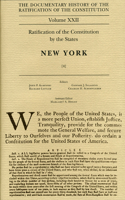 Documentary History of the Ratification of the Constitution, Volume 22