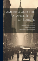 America and the Balance Sheet of Europe