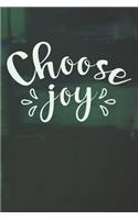 Choose Joy: Quote Notebook for Scriptures (6x9 Personalized Bible Gifts for Women)