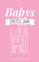 Babys Erstes Jahr Babytagebuch: A5 Notizbuch blanko als Geschenk zur Geburt für Mädchen - Geschenkidee für werdene Mütter zur Schwangerschaft - Baby-Tagebuch - Babyalbum - Babys er