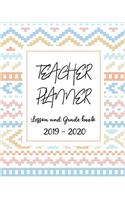 Teacher Planner Lesson and Grade Book 2019 - 2020