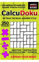 CalcuDoku: 250 Medium to Hard 8x8 Square Wisdom Puzzles(25 Kendoku)