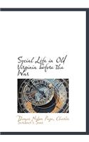 Social Life in Old Virginia Before the War