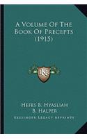 Volume of the Book of Precepts (1915)