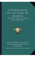 Vindication Of The Duke Of Modena