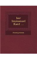 Ber Immanuel Kant ...