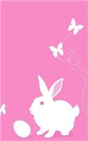 Easter Notebook: Blank, lined journal notebook, Handy 5x8 size for note taking on the go!