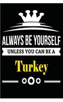 Always be Yourself Unless you Can Be A Turkey
