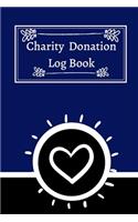 Charity Donation Log Book