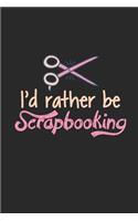 Scrapbooker Notebook: Diary Journal 6x9 inches with 120 Blank Pages